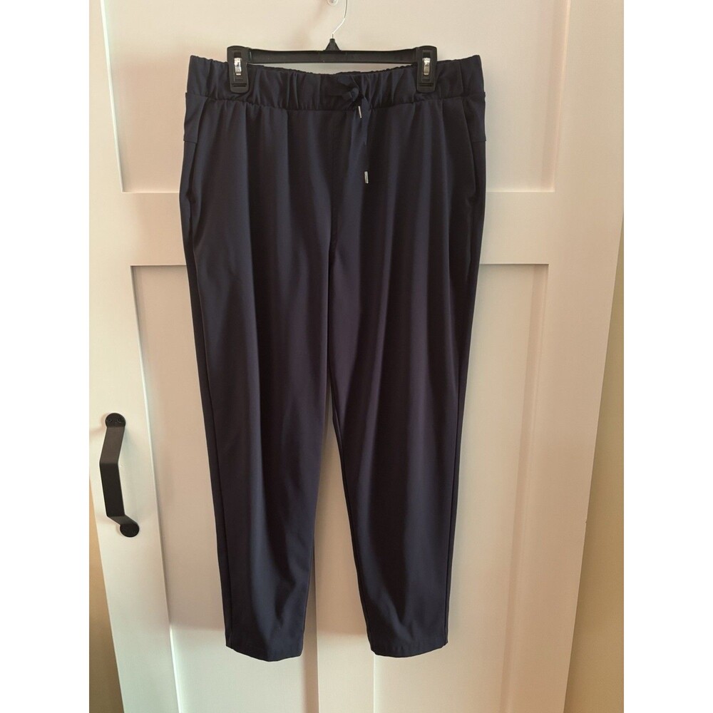 T By Talbots Women’s XL Ankle Navy Pull On Stretch Casual Pants
